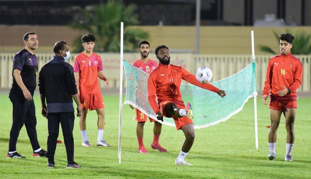 جانب من تدريبات القادسية أمس. مركز القادسية الاعلامي