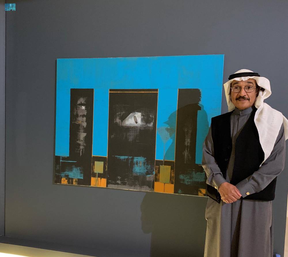 الفنان عبدالرحمن السليمان."واس"