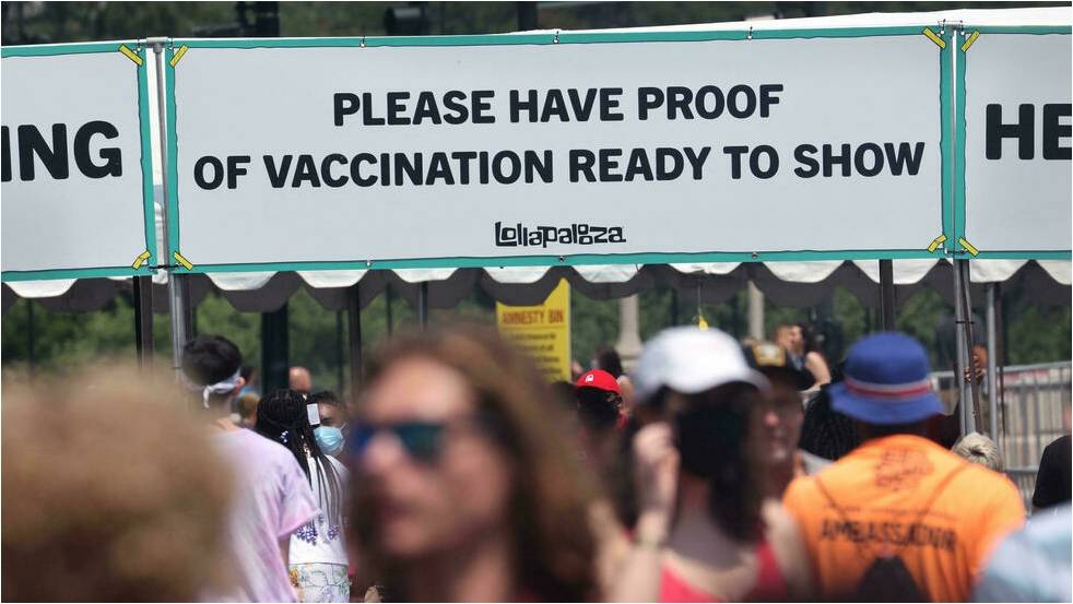 يشدد منظمو المهرجان على ضرورة تقديم شهادة تلقيح. "الفرنسية"