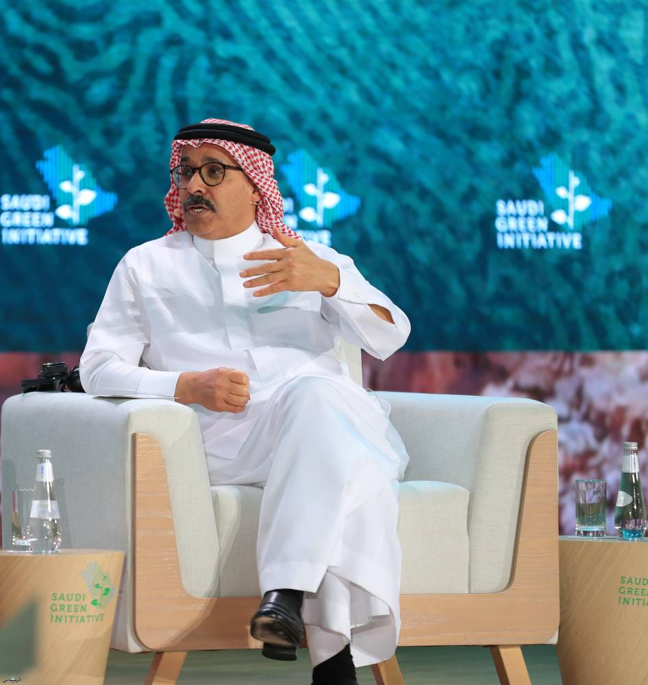 رئيس نيوم متحدثا خلال فعاليات المبادرة.