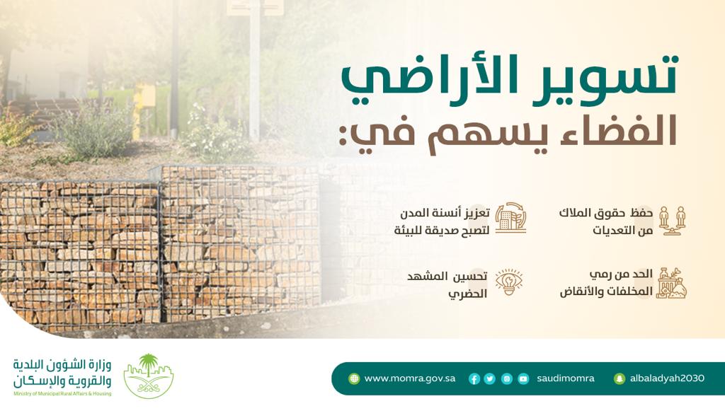 "البلدية والإسكان" تطلق حملتها التوعوية لتسوير الأراضي الفضاء