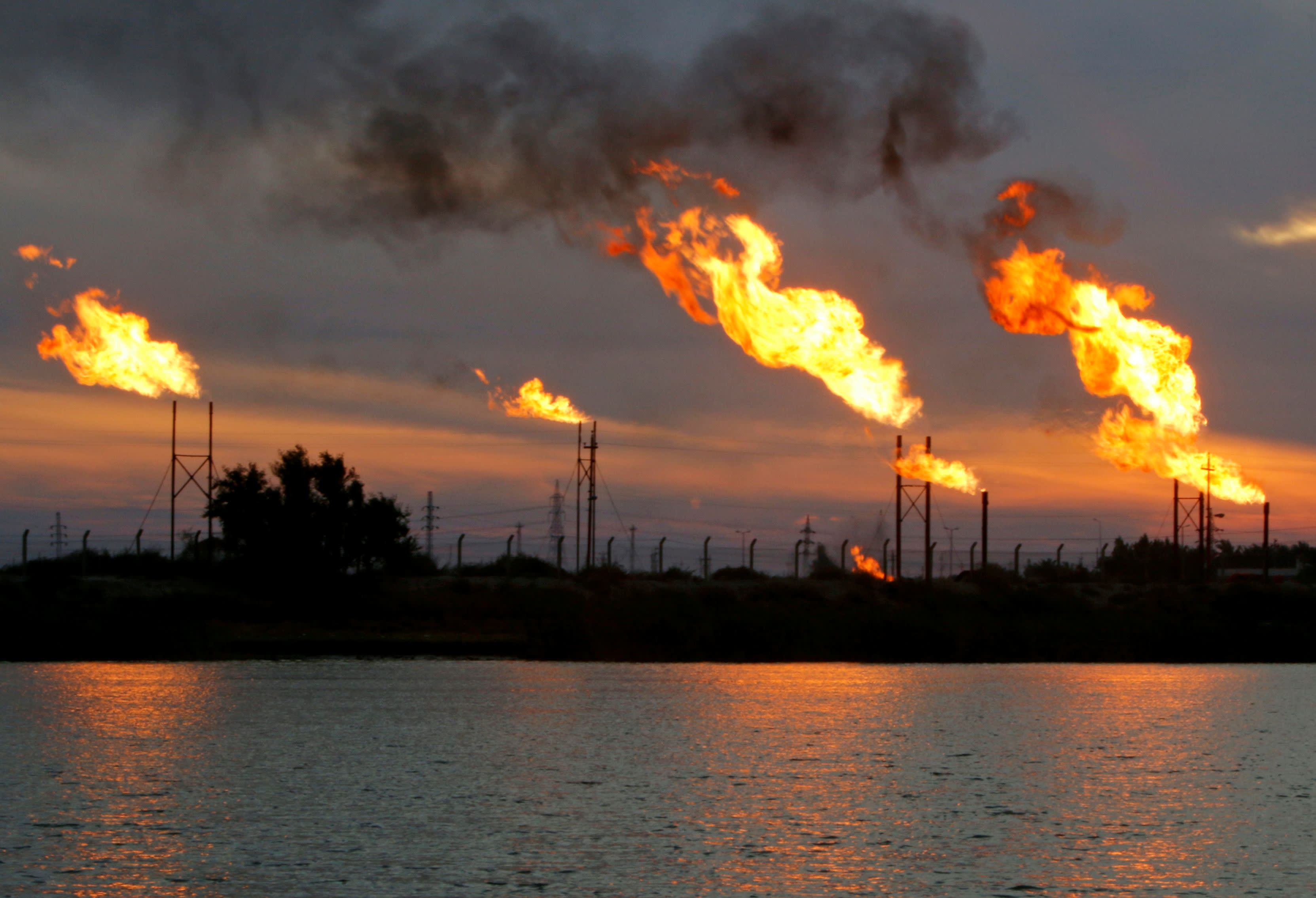 Загрязнение воздуха нефтью углем и метаном
