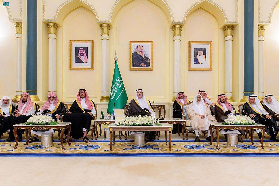 الأمير فيصل بن سلمان خلال تدشين كرسي الشيخ محمد الشنقيطي