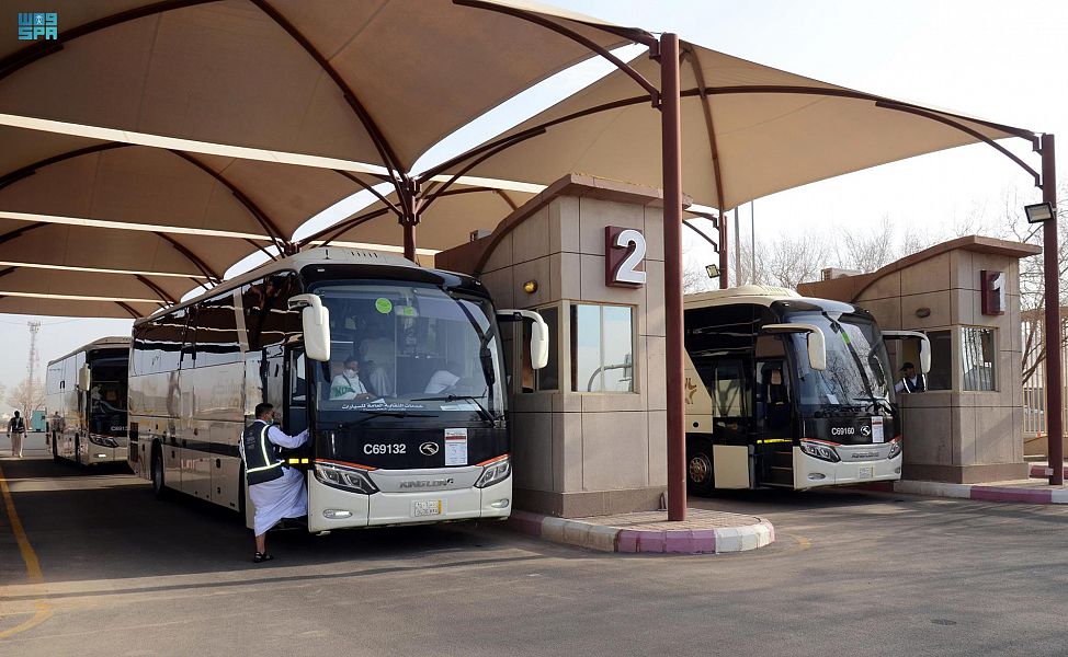 تفويج ضيوف الرحمن من المدينة إلى مكة