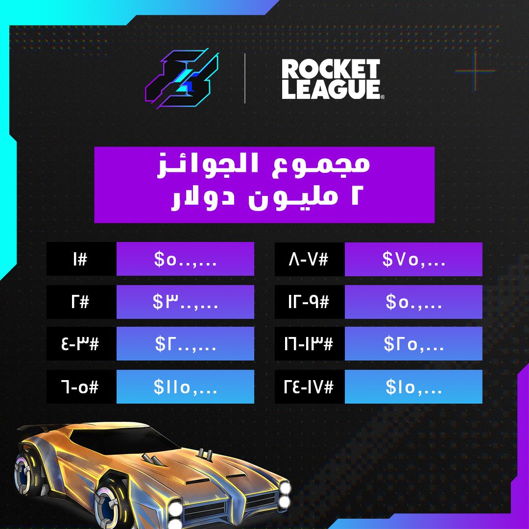 لعبة Rocket League الشهيرة تفتتح منافسات الرياضات الإلكترونية ...