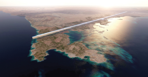 ولي العهد يعلن تصاميم ذا لاين .. بصمات ابتكارية وإبداعية