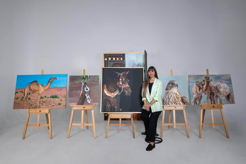 يشكل معرض الصقور والصيد السعودي الدولي أولى مشاركات رانيا الأطرش خارج الإمارات.