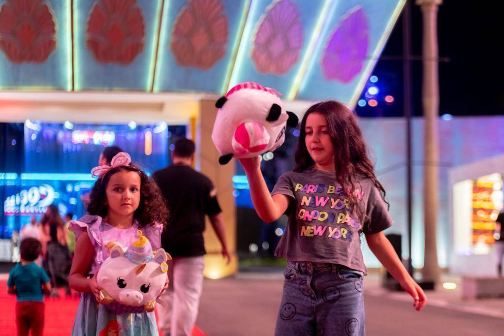 في كل منطقة للموسم يجد الأطفال اماكن خصصت لهم.