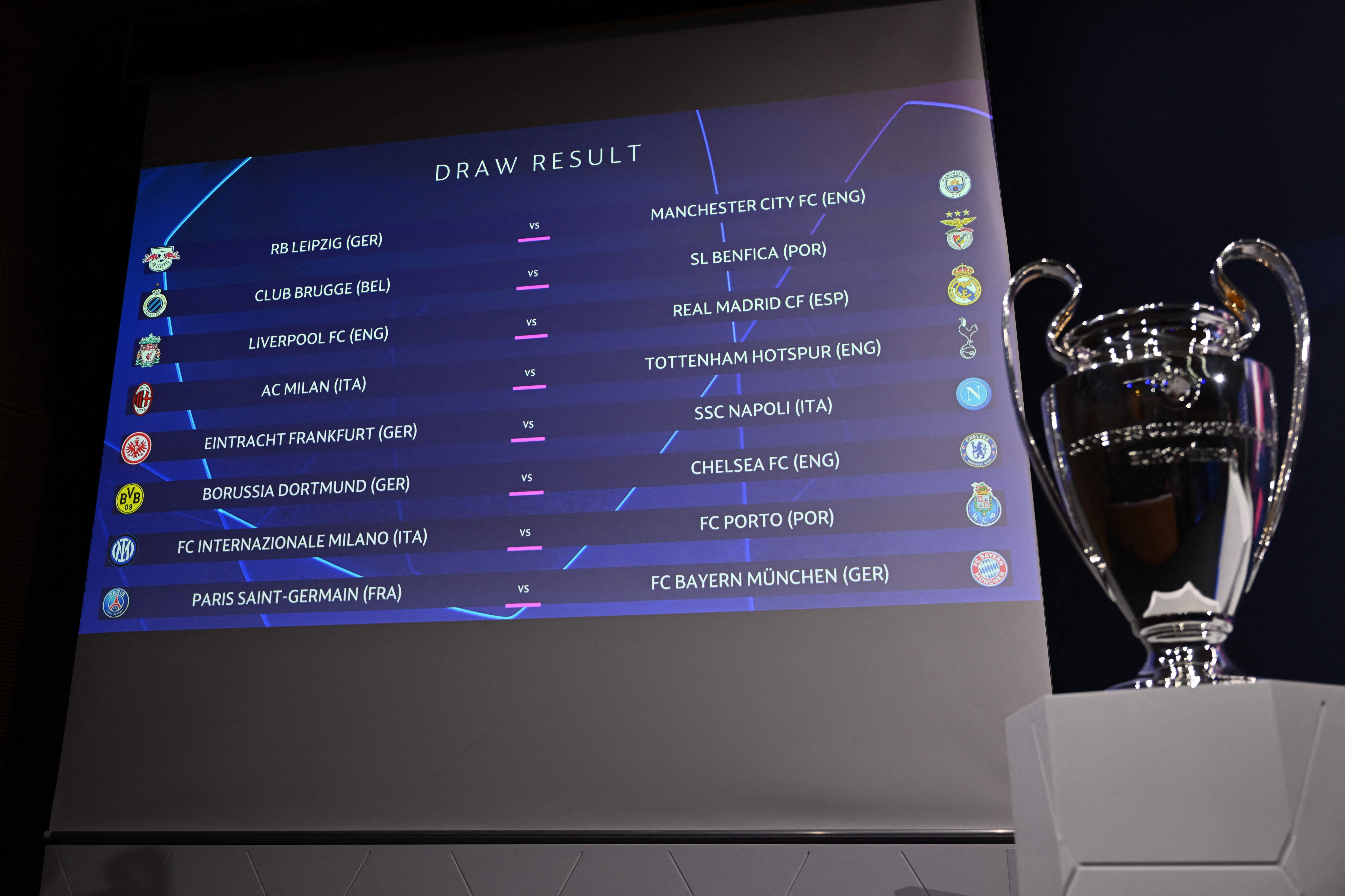 قرعة أبطال أوروبا: الريال أمام ليفربول والبايرن في وجه باريس