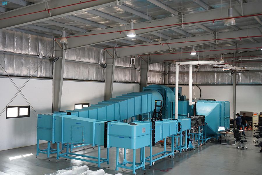 تدشين مختبر النفق الهوائي في قاعدة الملك سلمان الجوية