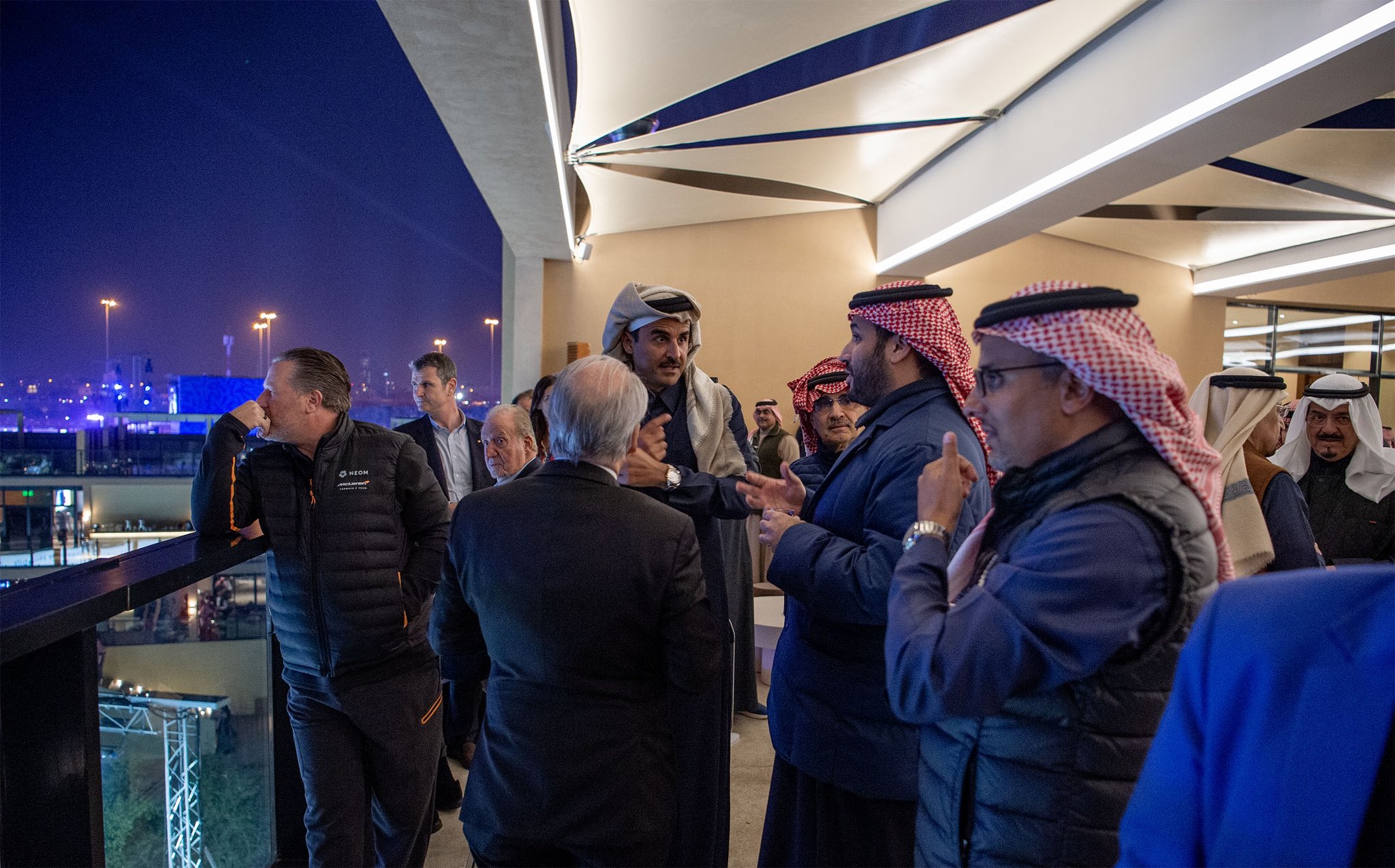 ولي العهد يشهد سباق "فورمولا إي الدرعية"