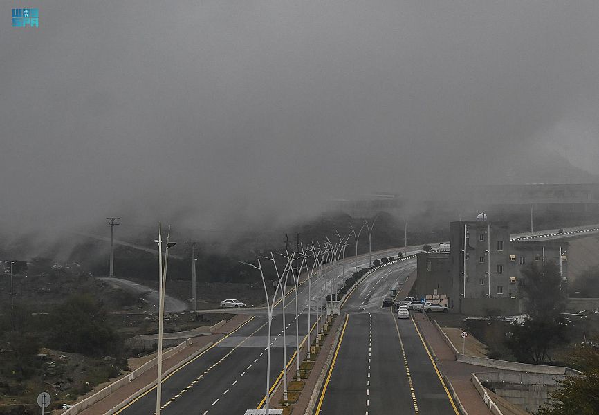 الضباب يغطي أجواء الباحة