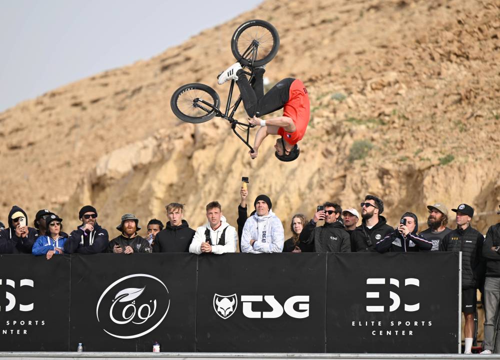 جانب من منافسات جولة الدرعية للدراجات. تصوير: بشير صالح ـ "الاقتصادية"