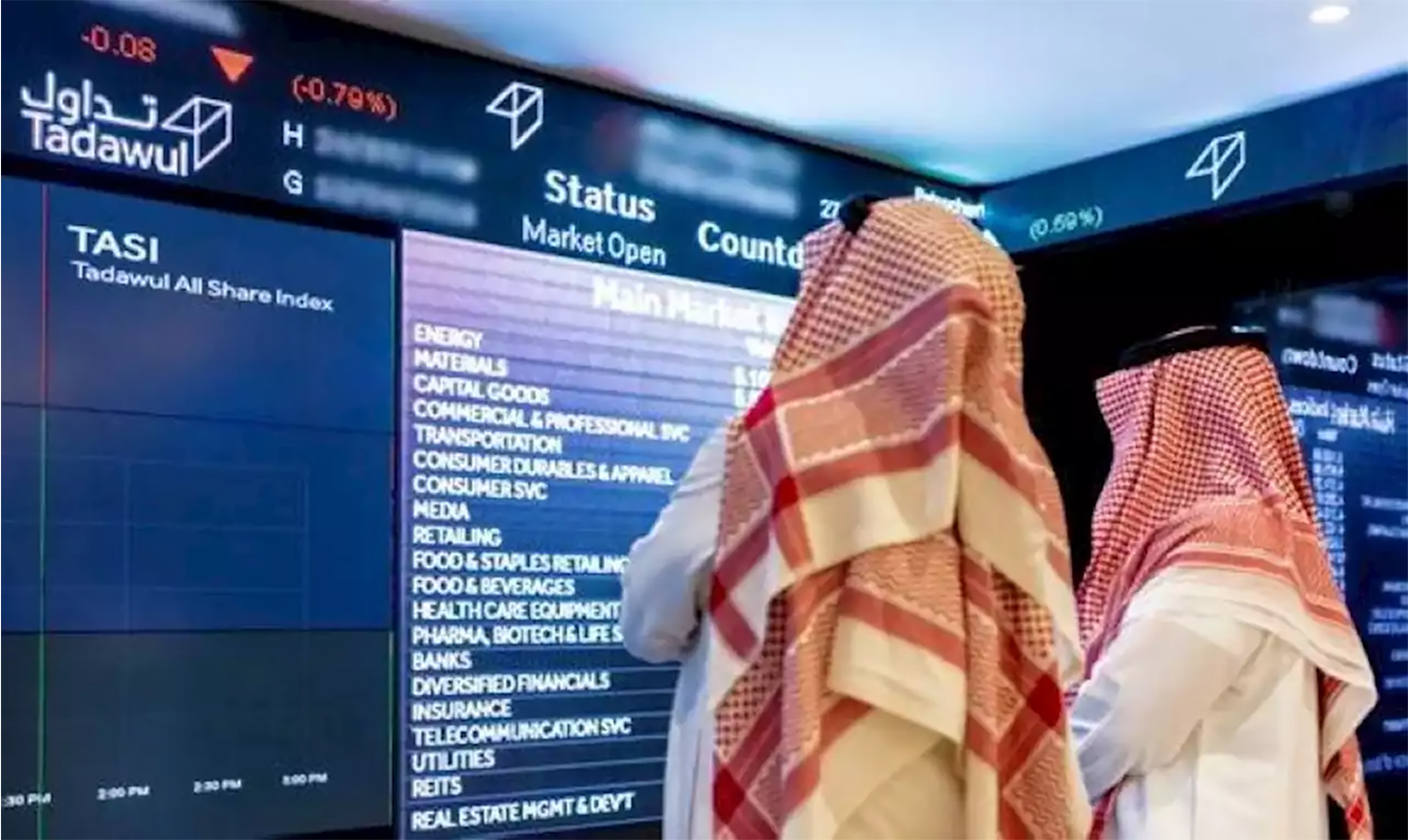 "تاسي" يغلق دون مستوى 10 آلاف نقطة .. أدنى مستوى منذ أبريل 2021