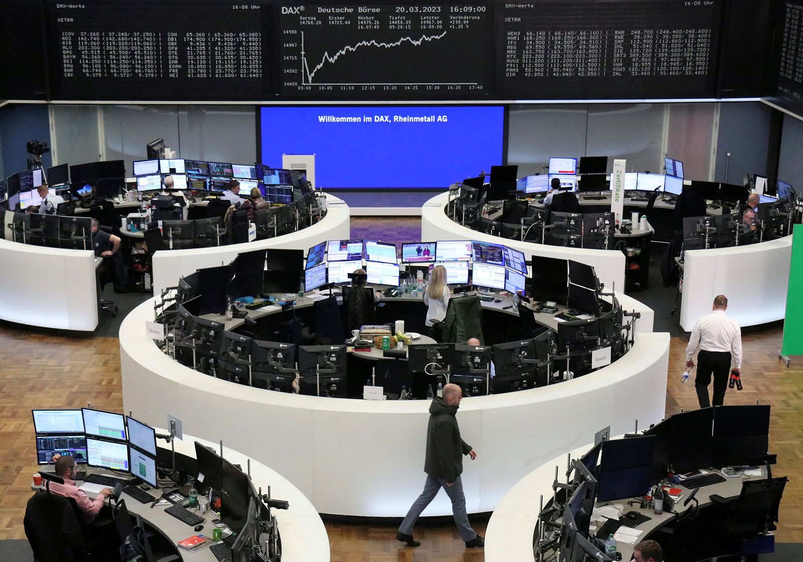 الأسهم الأوروبية تقفز مع عودة الهدوء إلى الأسواق