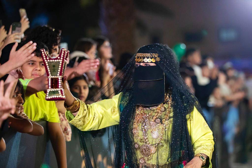 جانب من فعاليات العيد في الرياض.