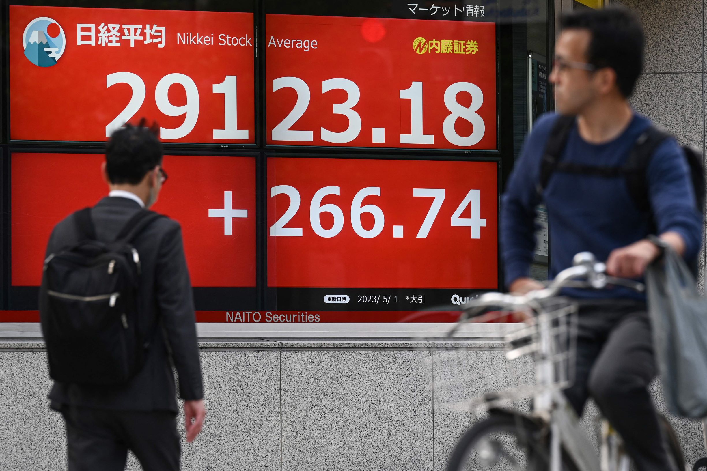 الأسهم اليابانية تتخطى حاجز 29 ألف نقطة ..أعلى مستوى في 8 أشهر