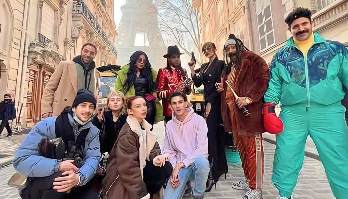 من كواليس الفيلم.