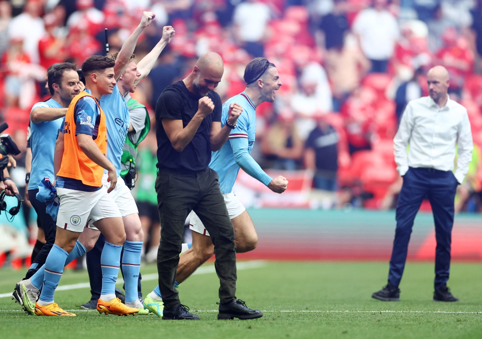 مانشستر سيتي يحرز كأس الاتحاد الإنجليزي بعد الفوز على مانشستر يونايتد