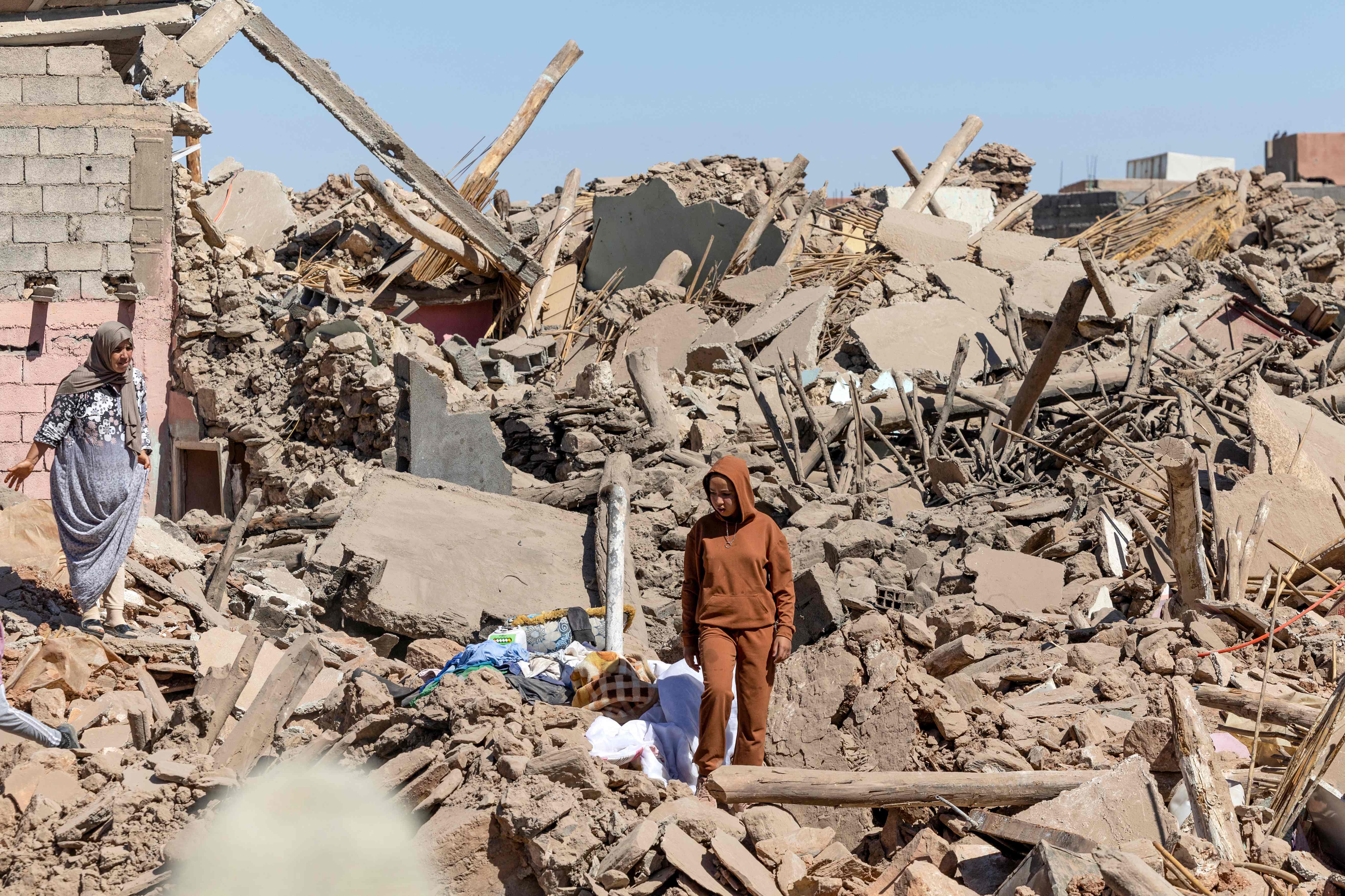 الحياة انتهت .. قرية مغربية دمرها الزلزال