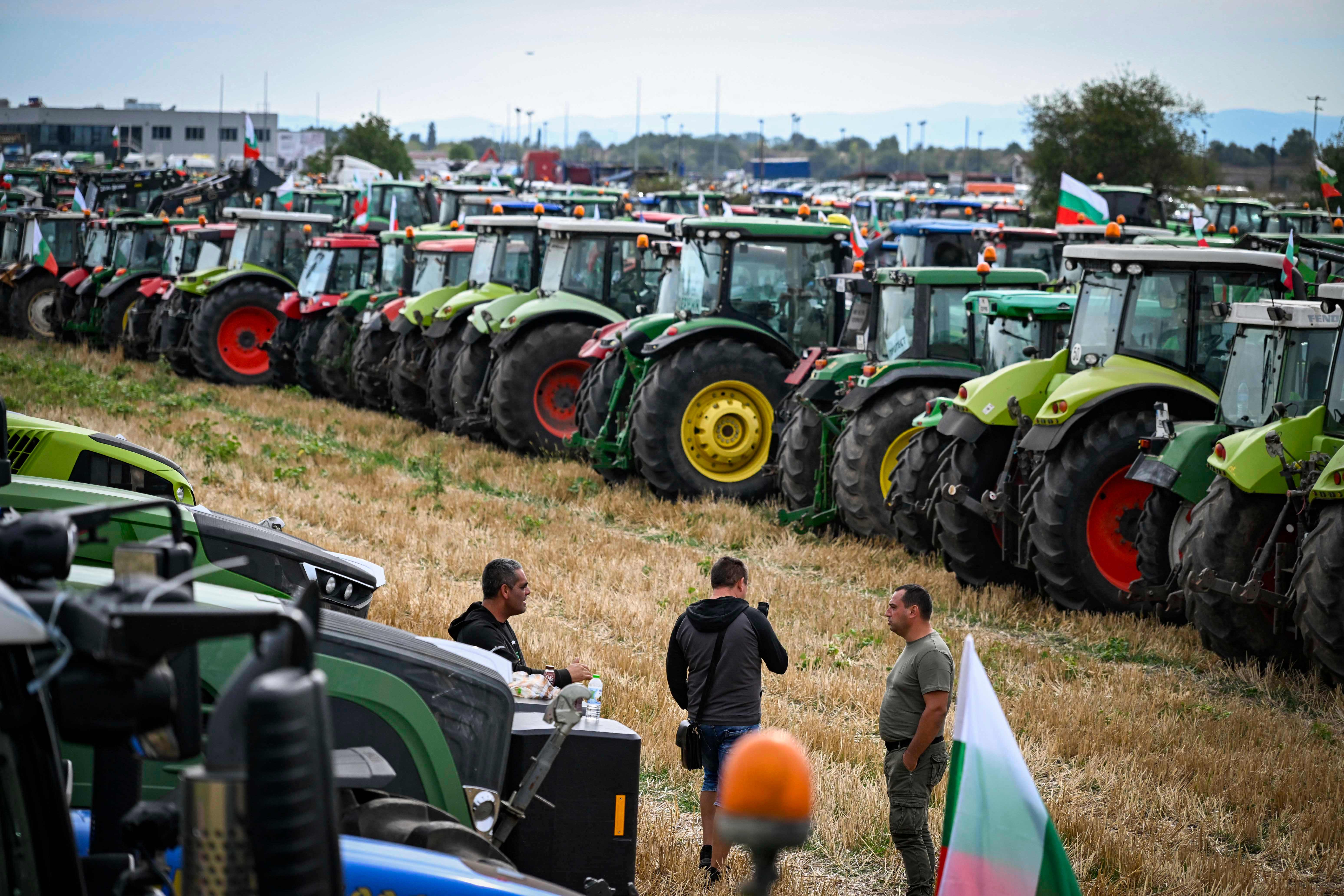 في بلغاريا .. مزارعون يتظاهرون بعد رفع الحظر على واردات الحبوب الأوكرانية
