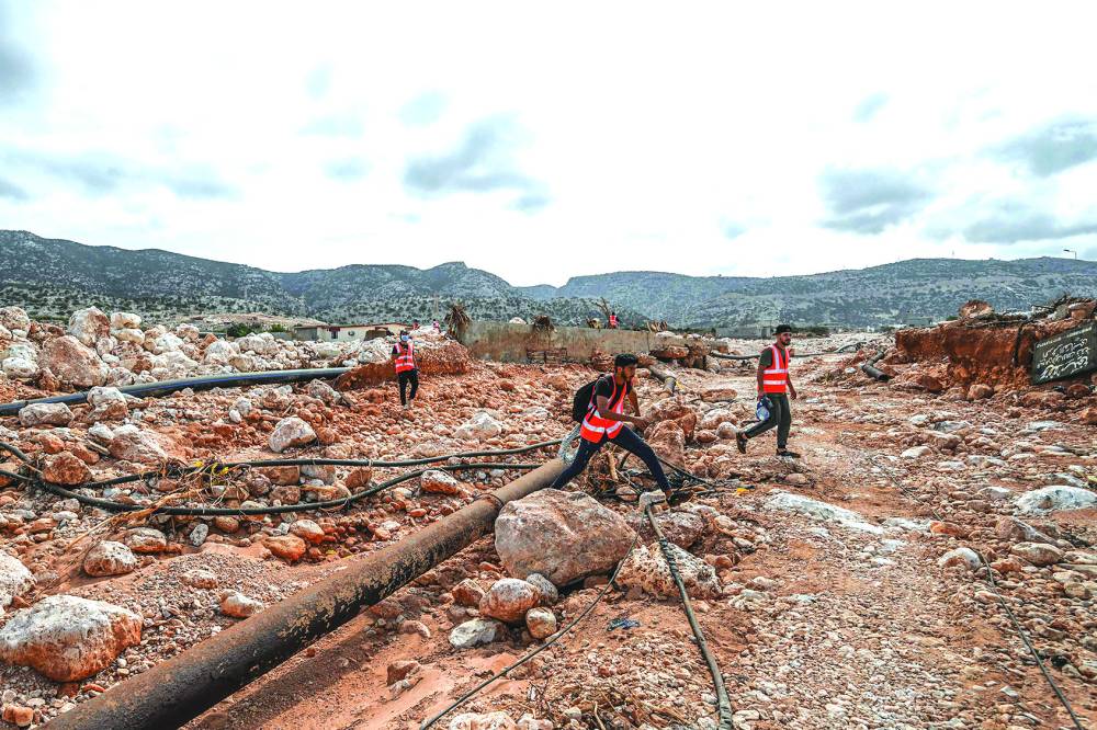 أكثر من 3800 قتيل في فيضانات ليبيا وفق حصيلة جديدة