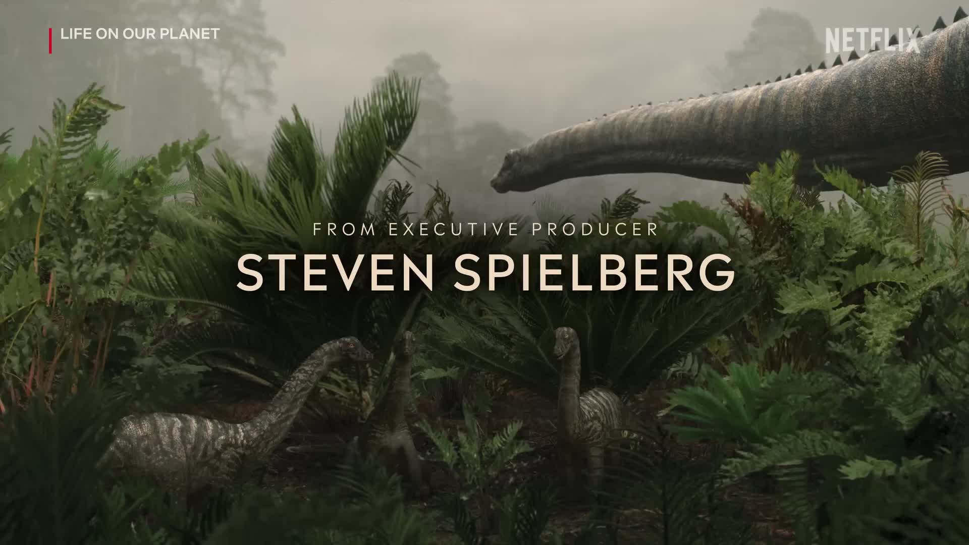 "نتفليكس" وستيفن سبيلبرج يتعاونان في مسلسل عن تاريخ الحياة على الأرض