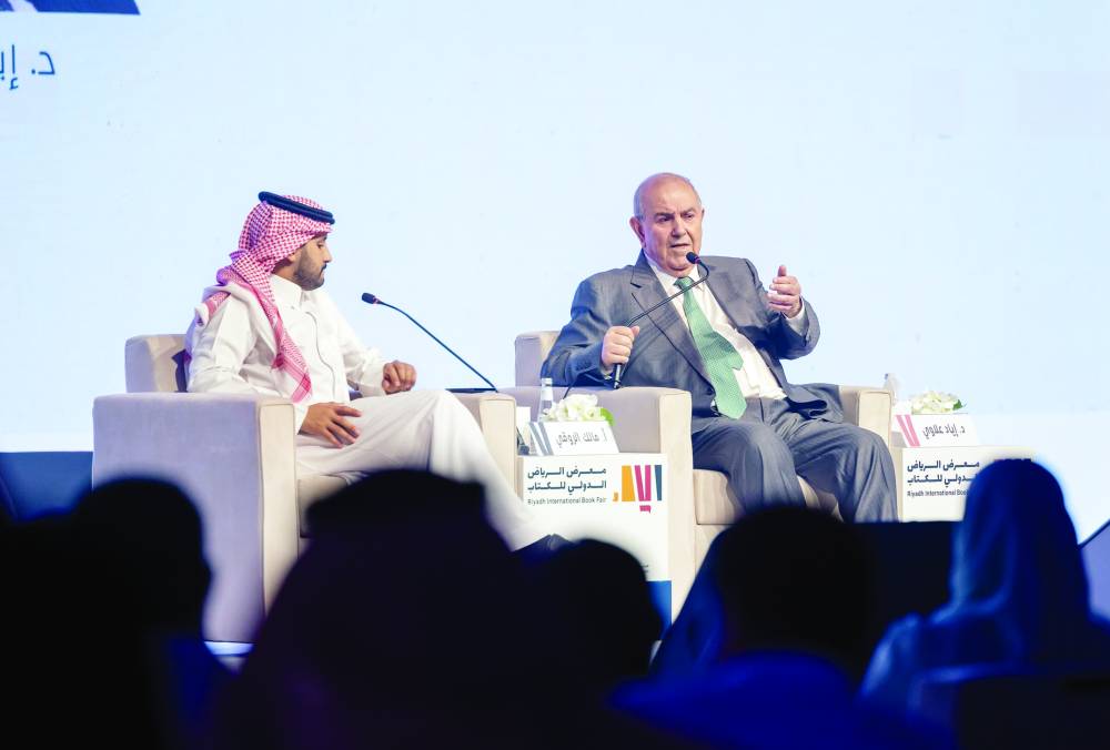 رئيس الوزراء العراقي الأسبق إياد علاوي.