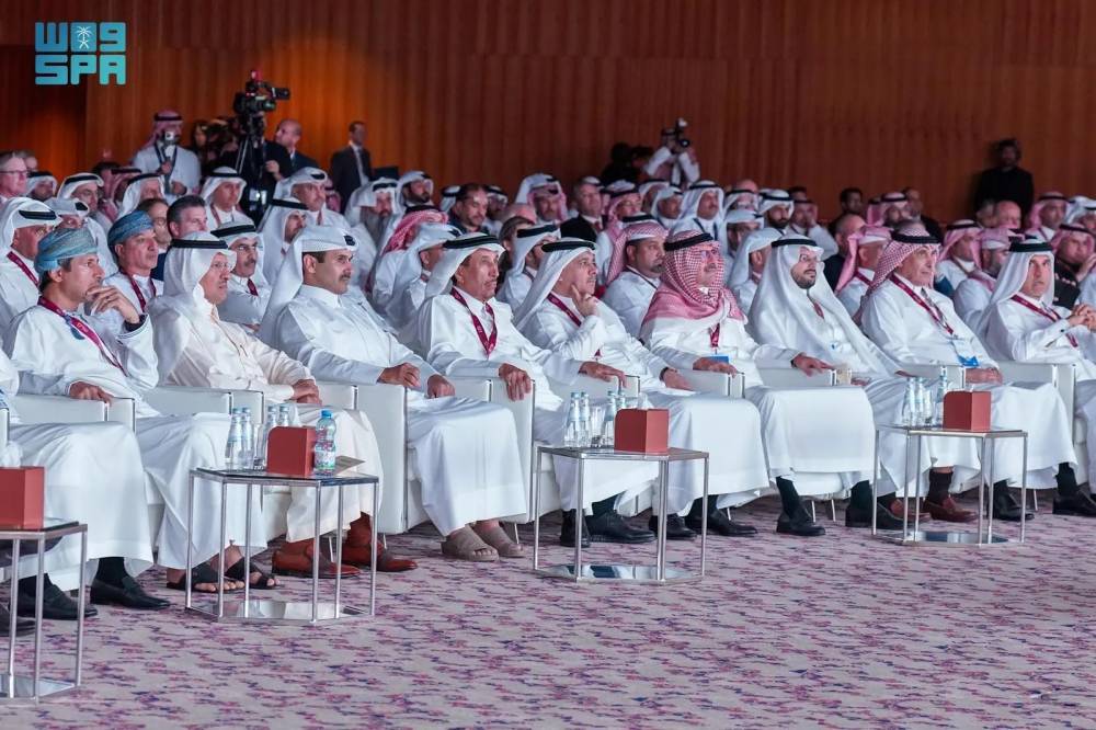 جانب من فعاليات منتدى "جيبكا" السنوي في الدوحة، أمس. "واس"