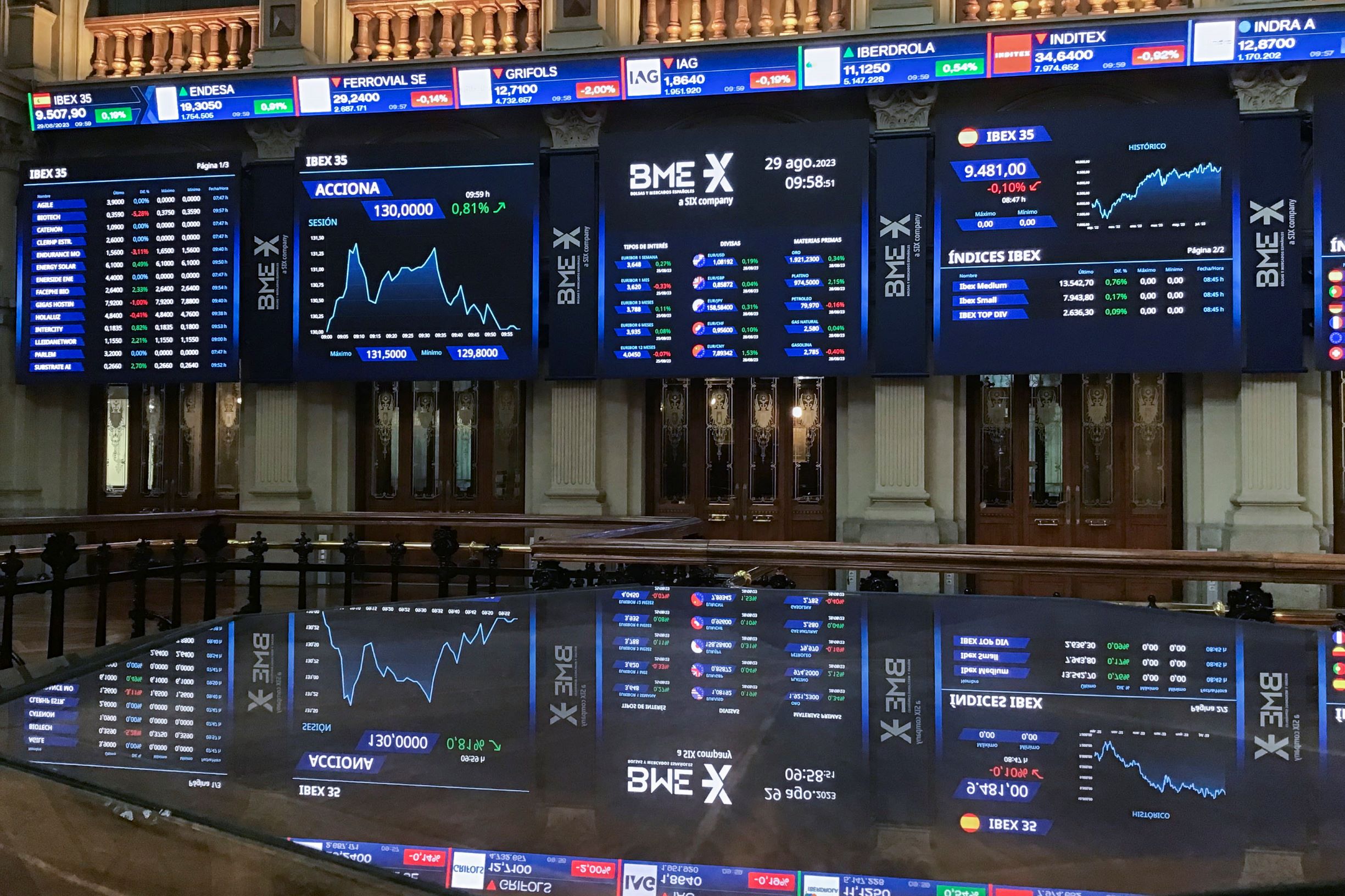 انخفاض الأسهم الأوروبية مع ارتفاع عوائد السندات الحكومية