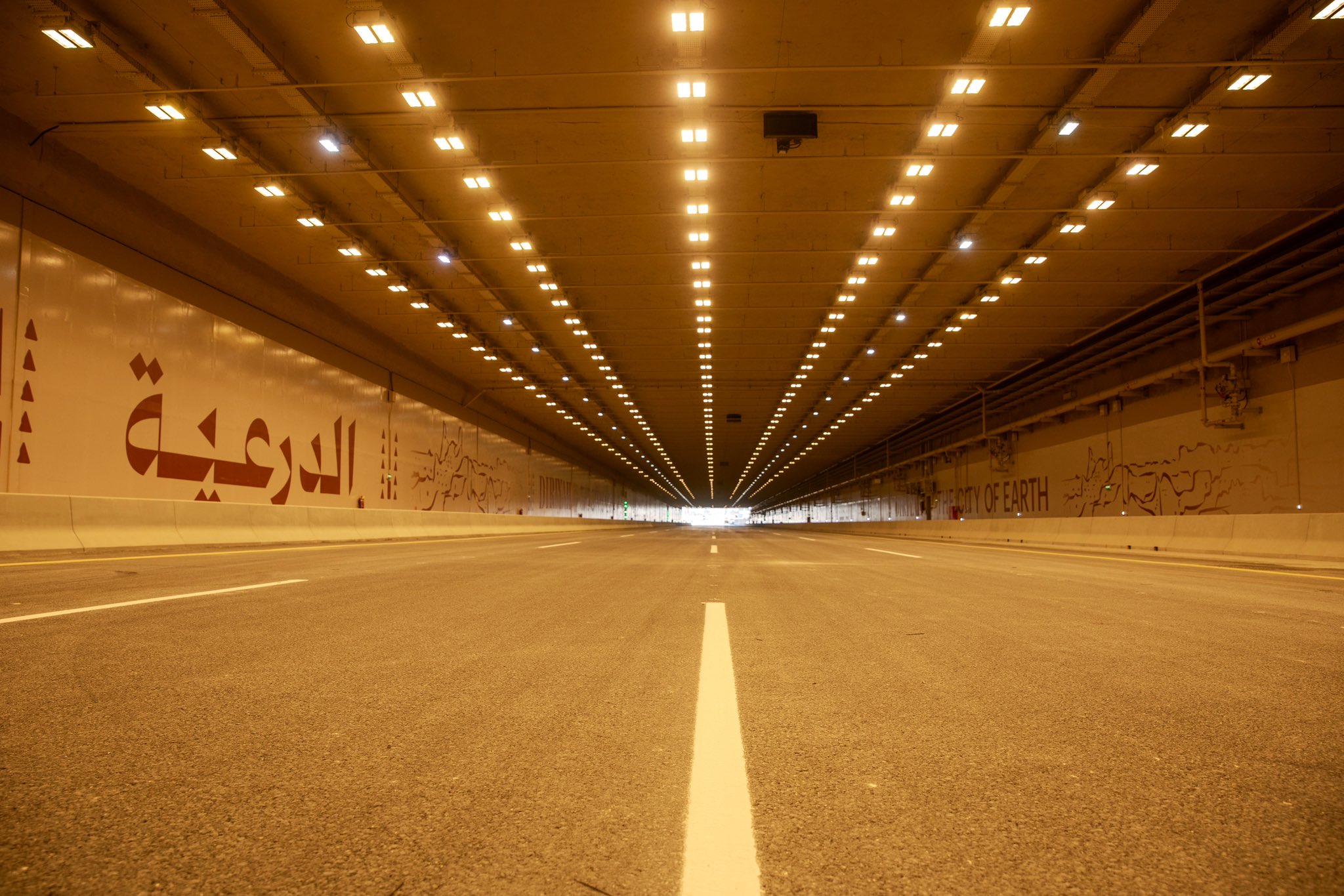 الانتهاء من أعمال البنية التحتية لنفق الدرعية بـ 8 مسارات في طريق الدائري الغربي