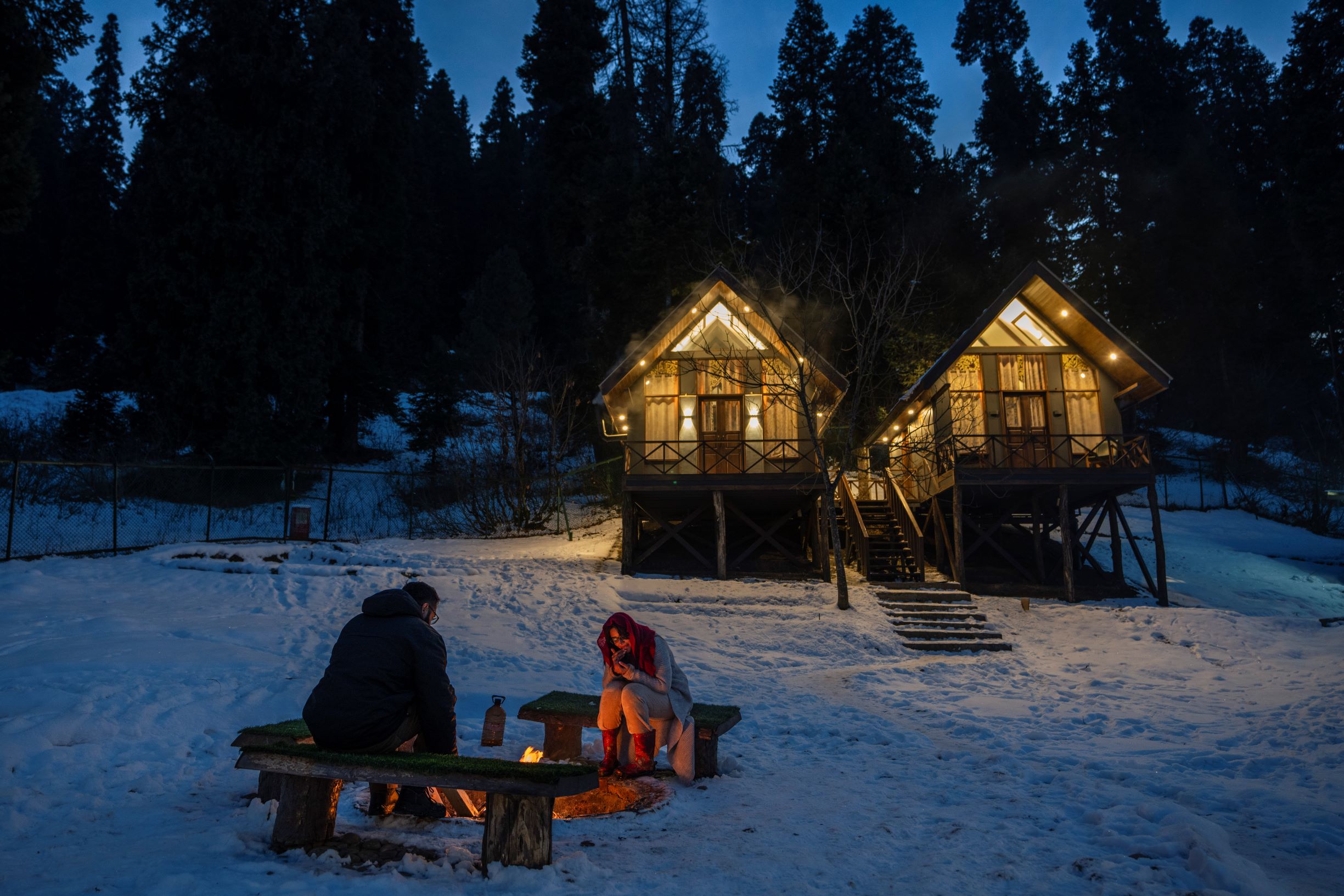 كشمير الهندية .. أرض العجائب الشتوية