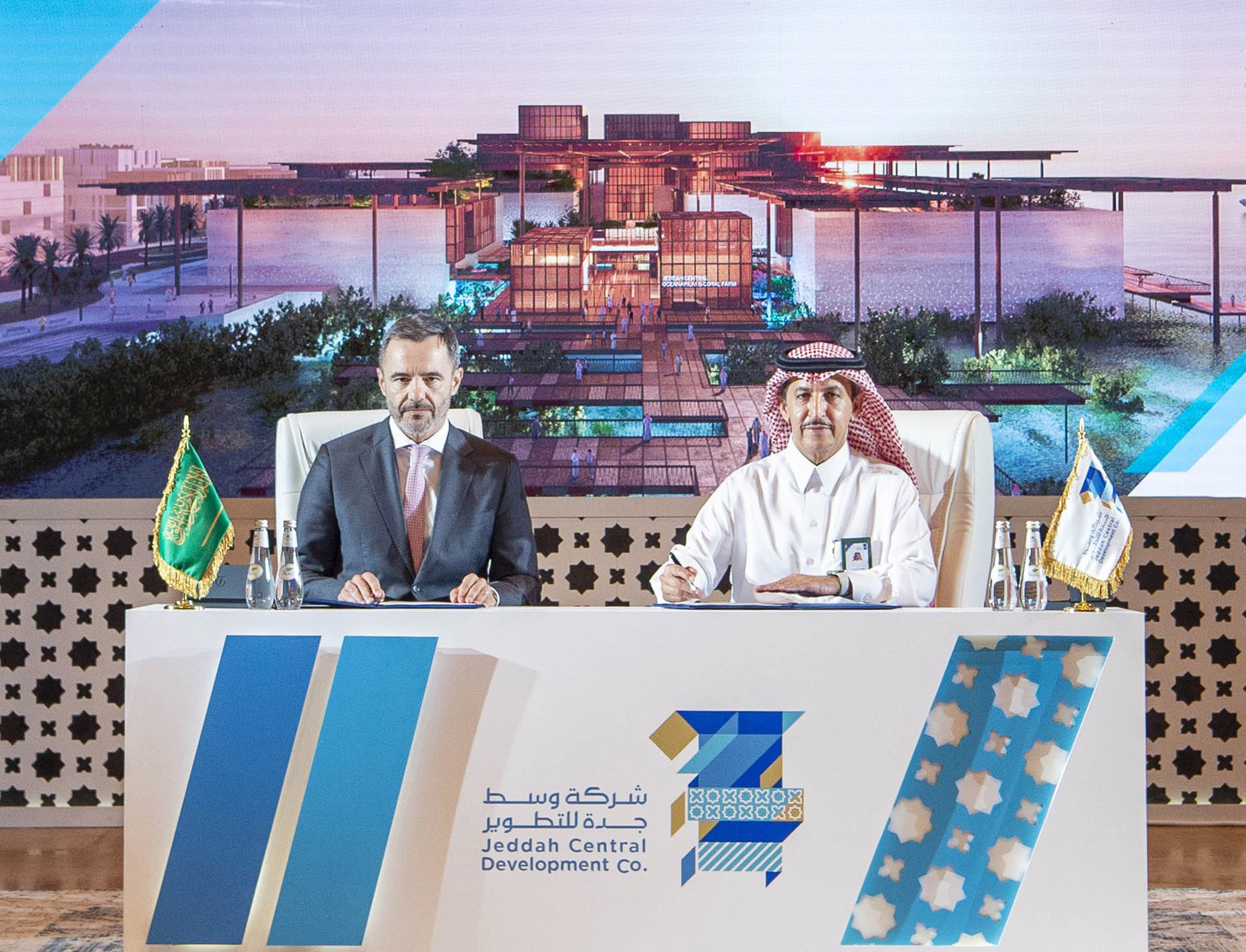 شركة وسط جدة توقع عقود الاستاد الرياضي ودار الأوبرا والأحواض المحيطية بـ 12 مليار ريال