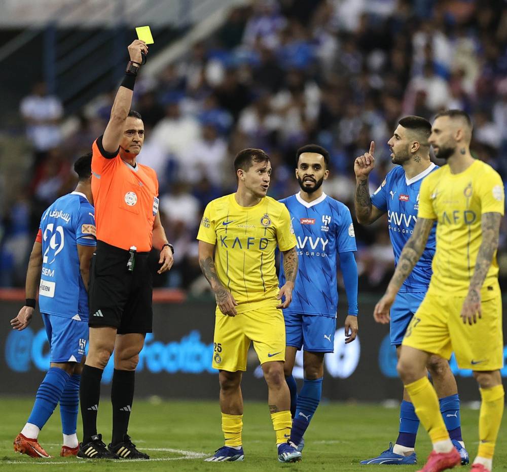جانب من لقاء الهلال والنصر الماضي في دوري روشن السعودي. تصوير: سعد العنزي - "الاقتصادية"