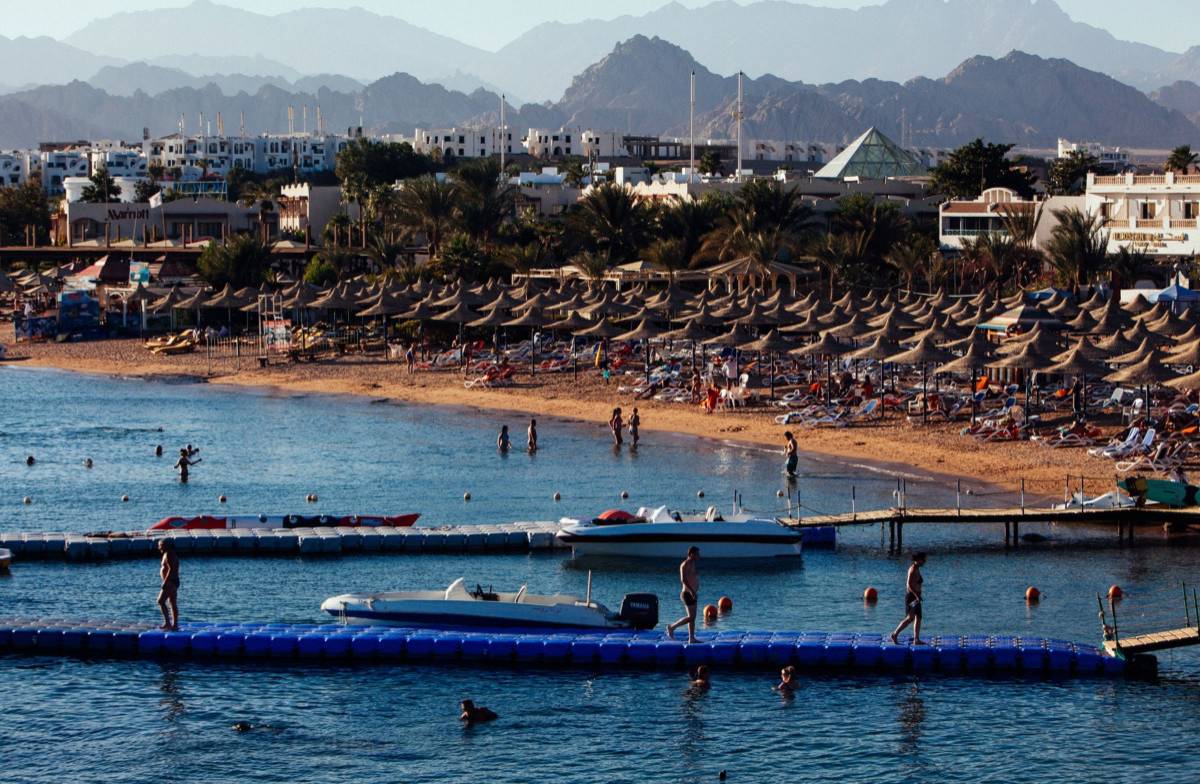 أحد المنتجعات السياحية على سواحل شرم الشيخ المصرية المصدر: بلومبرغ