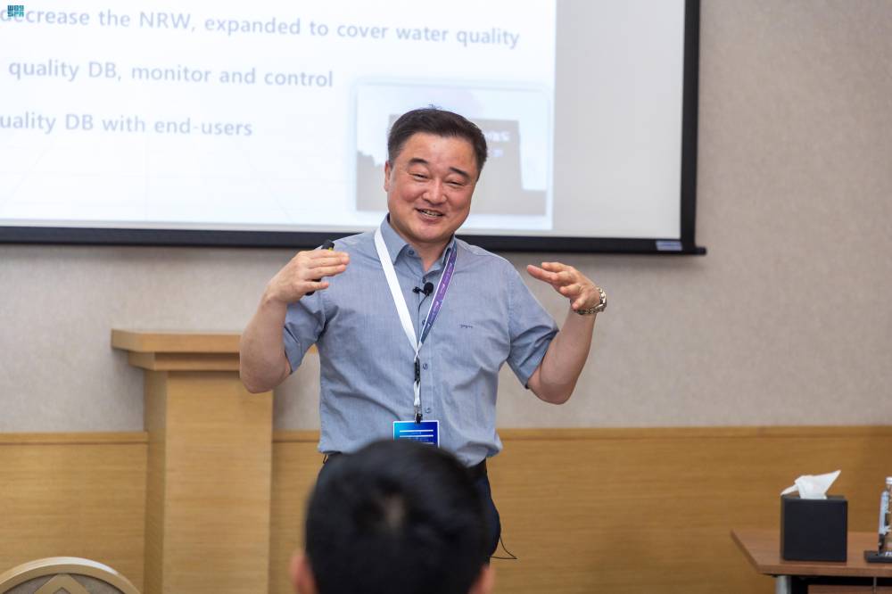 انطلقت اليوم أعمال منتدى المياه السعودي في نسخته الثالثة الذي يستمر حتى 1 مايو 2024. "واس"