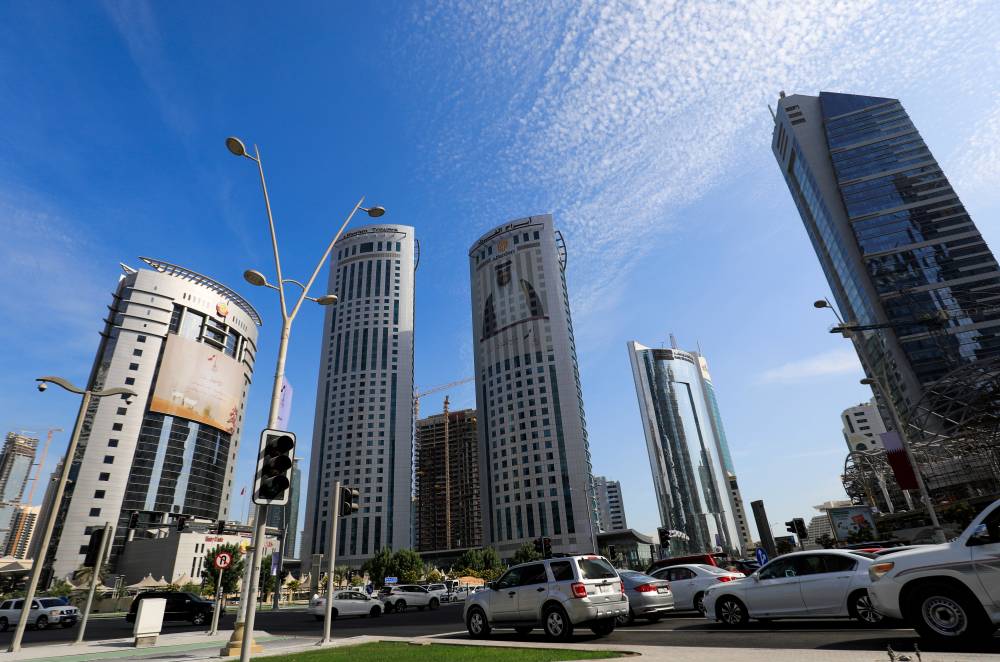 منظر عام من العاصمة القطرية الدوحة. رويترز