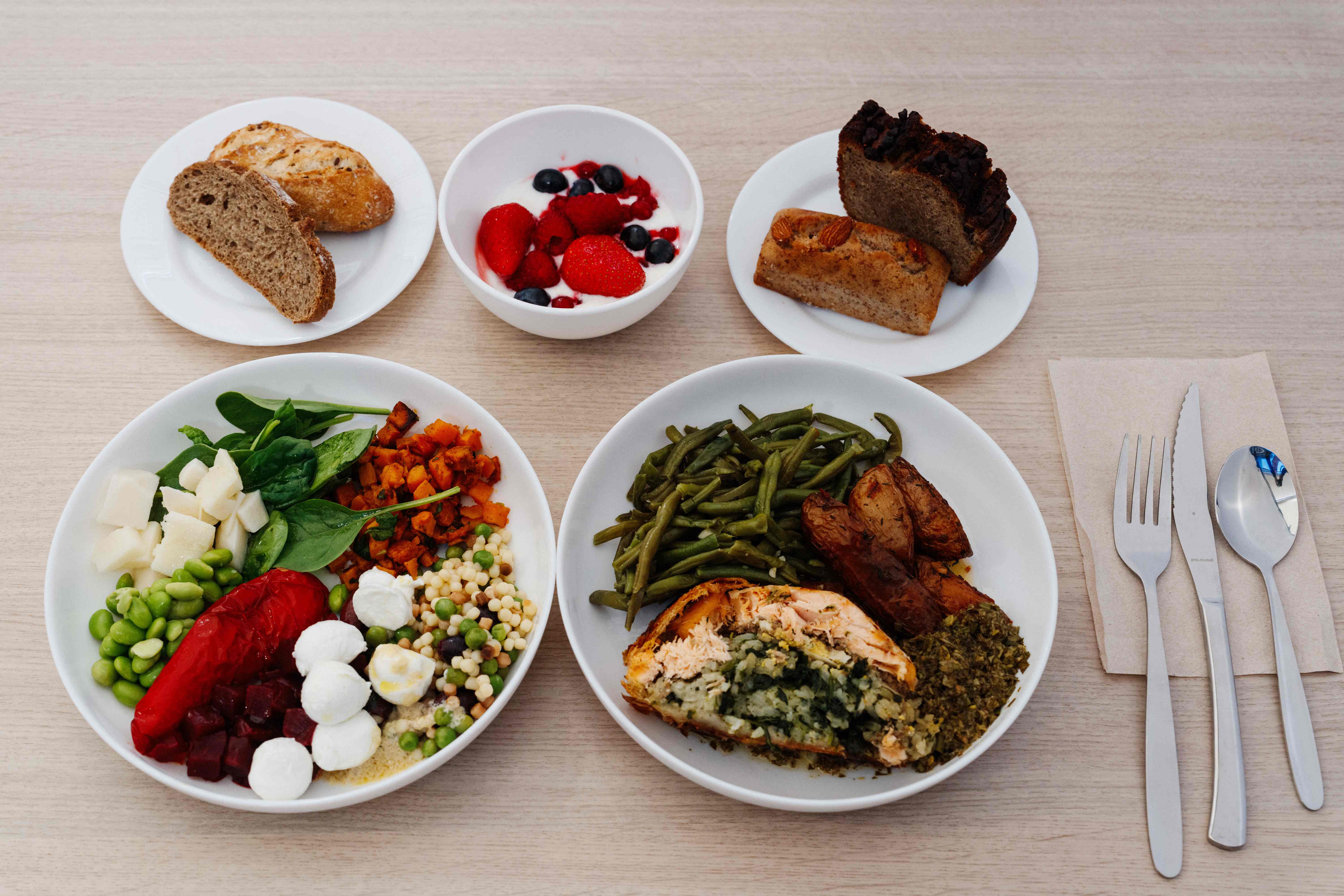 خفض البصمة الكربونية في الأولمبياد بـ «العدس» و60% من الطعام نباتي