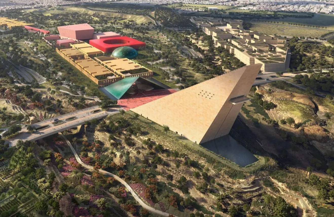 المجمع الملكي للفنون في حديقة الملك سلمان بالرياض. "واس"