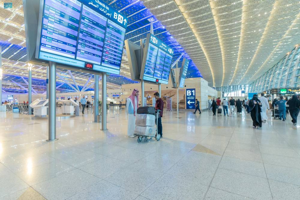 مطارات الرياض وجدة، والدمام، والتجمع الثاني تعمل بصورة طبيعية. "واس"