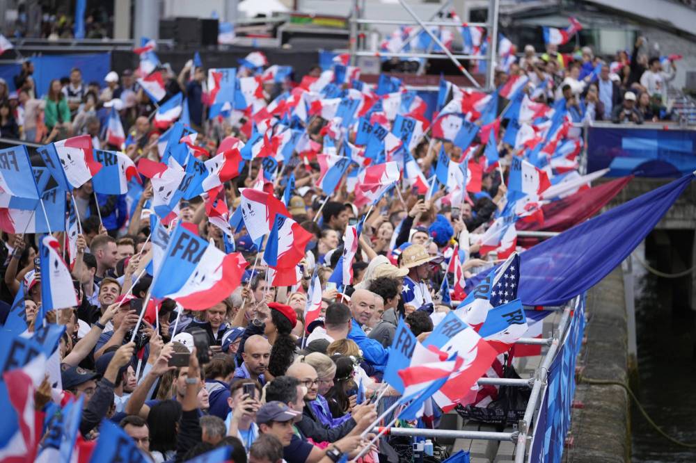 افتتاح كبير شهدته العاصمة الفرنسية باريس للألعاب الأولمبية. رويترز