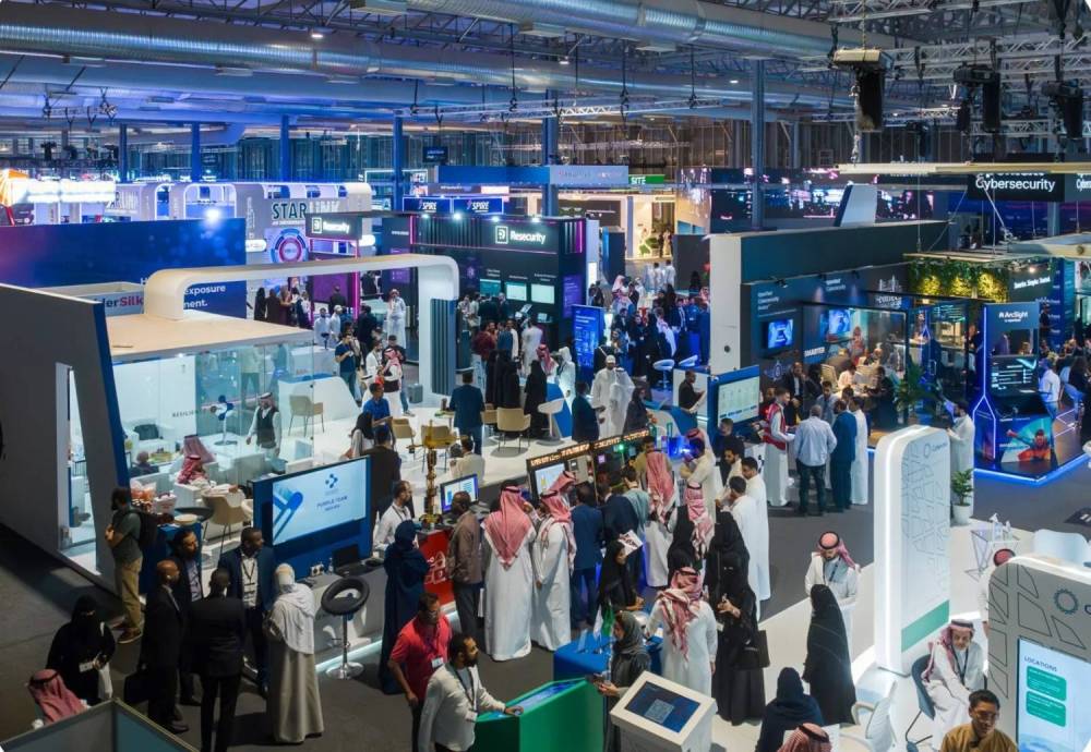 يستضيف فنتك أكثر من 35 ألف مشارك وأكثر من 300 عارض. المصدر: واس