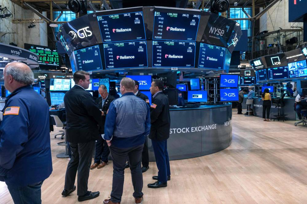 انخفض مؤشر داو جونز الصناعي 0.16 %، إلى 41959.43 نقطة. "الفرنسية"