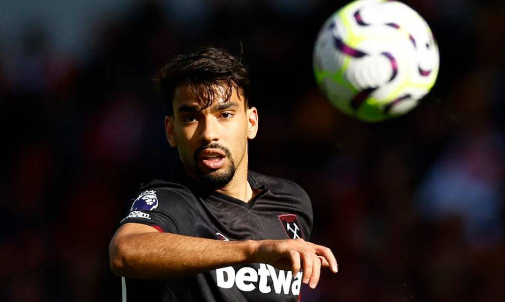 لوكاس باكيتا لاعب نادي وست هام يونايتد.