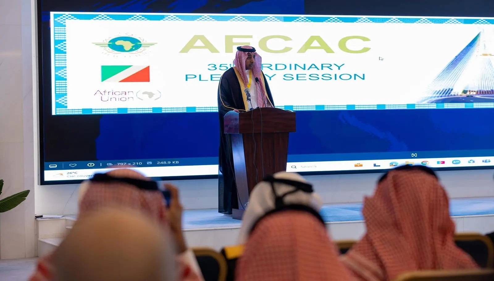 جانب من مشاركة هيئة الطيران المدني.