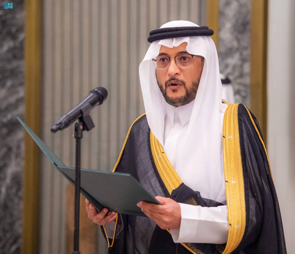 نيابة عن خادم الحرمين وأمام ولي العهد.. السفراء المُعينون حديثا يؤدون القسم