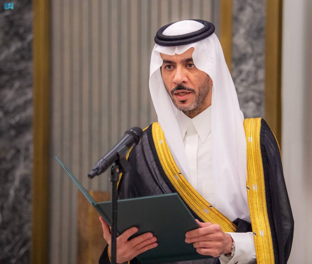 نيابة عن خادم الحرمين وأمام ولي العهد.. السفراء المُعينون حديثا يؤدون القسم