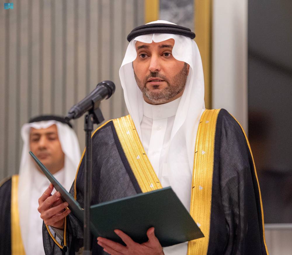 نيابة عن خادم الحرمين وأمام ولي العهد.. السفراء المُعينون حديثا يؤدون القسم