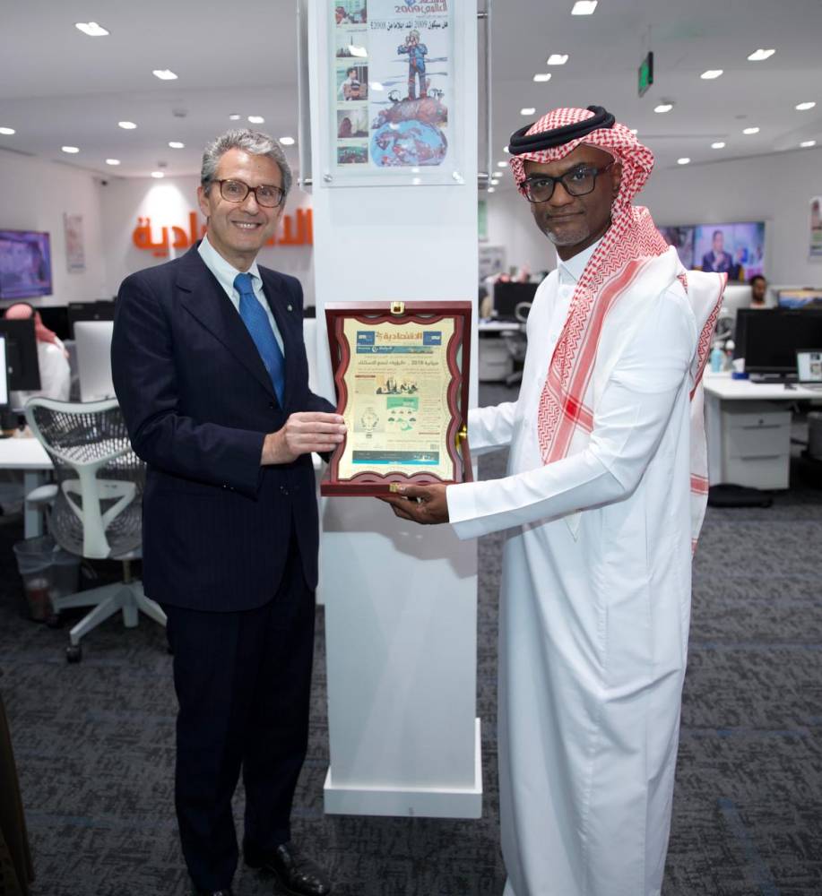 السفير الإيطالي: التحول الاقتصادي السعودي فتح أوجه تعاون جديدة مع إيطاليا