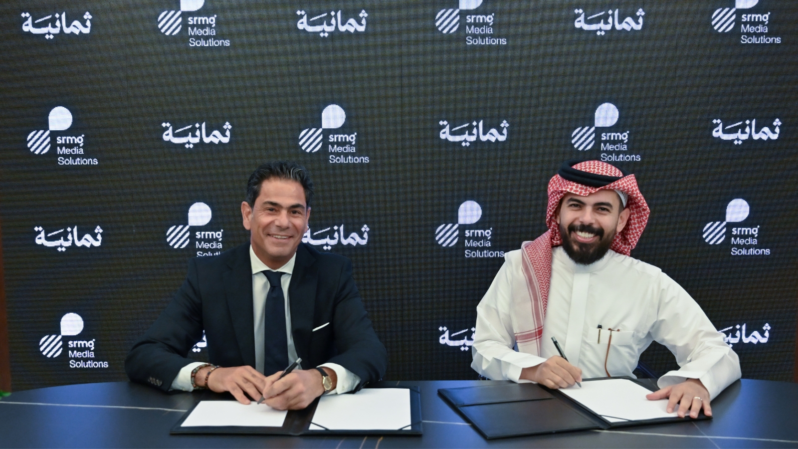 SRMG للحلول الإعلامية "SMS" توقع اتفاقية تمثيل حصري مع "ثمانية" لتعزيز مستقبل الإعلانات